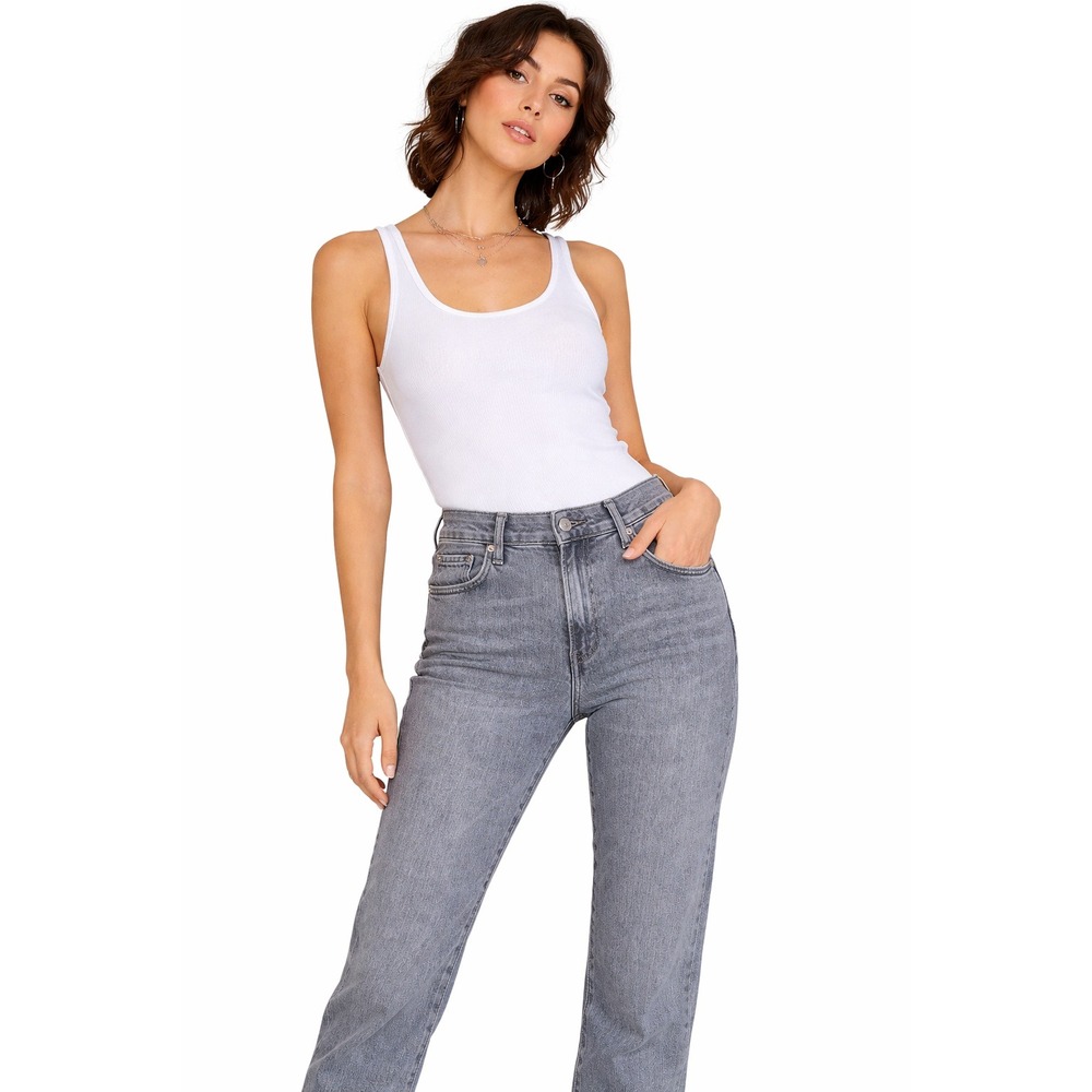 AGOLDE 27 Toni Skinny Jeans Women Grey Excellent High Rise Faded Denim Slim Fit